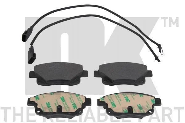 Гальмівні колодки, дискове гальмо (набір) NK 222565 (фото 1)