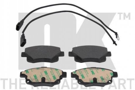 Гальмівні колодки, дискове гальмо (набір) NK 222565