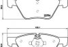 Гальмівні колодки, дискове гальмо (набір) BREMBO P06036 (фото 1)