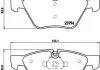 Гальмівні колодки, дискове гальмо (набір) BREMBO P06036 (фото 1)