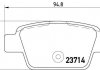 Гальмівні колодки, дискове гальмо (набір) BREMBO P23080 (фото 1)