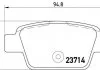 Гальмівні колодки, дискове гальмо (набір) BREMBO P23080 (фото 1)