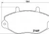 Гальмівні колодки, дискове гальмо (набір) BREMBO P24033 (фото 1)