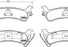 Гальмівні колодки, дискове гальмо (набір) BREMBO P37012 (фото 1)