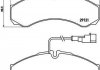 Гальмівні колодки, дискове гальмо (набір) BREMBO P56069 (фото 1)