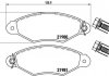 Гальмівні колодки, дискове гальмо (набір) BREMBO P61098 (фото 1)