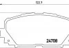 Гальмівні колодки, дискове гальмо (набір) BREMBO P83101 (фото 1)