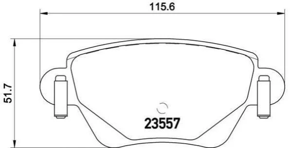 Гальмівні колодки, дискове гальмо (набір) BREMBO P68028 (фото 1)