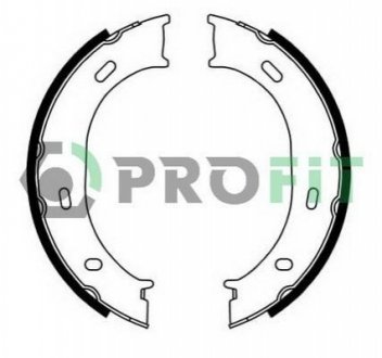 Колодки гальмівні барабанні PROFIT 50010624
