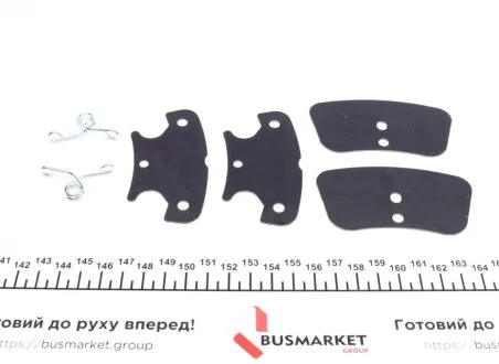 Гальмівні колодки, дискові гальма (набір) ZIMMERMANN 257981551