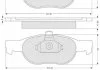 Гальмівні колодки, дискове гальмо (набір) STARLINE BDS823P (фото 1)