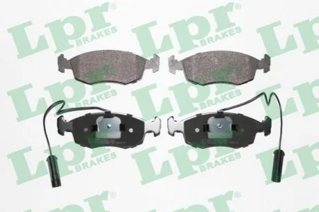 Гальмівні колодки, дискове гальмо (набір) LPR 05P755