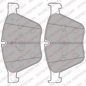 Гальмівні колодки, дискове гальмо (набір) DELPHI LP2210