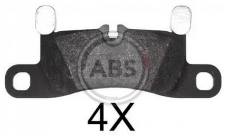 Гальмівні колодки, дискове гальмо (набір) A.B.S. 37850