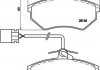 Гальмівні колодки, дискове гальмо (набір) BREMBO P85034 (фото 1)