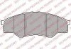 Гальмівні колодки, дискове гальмо (набір) DELPHI LP2060 (фото 1)