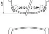 Гальмівні колодки, дискове гальмо (набір) BREMBO P56010 (фото 1)
