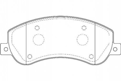 Фото 1 - гальмівні колодки, дискове гальмо (набір) JURID 573275D Гальмівні колодки, дискове гальмо (набір) JURID 573275D (фото 1)
