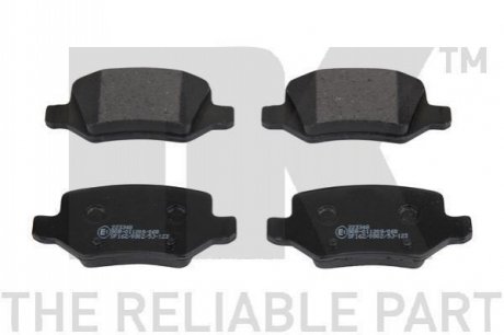 Гальмівні колодки, дискове гальмо (набір) NK 223348