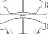 Гальмівні колодки, дискове гальмо (набір) JURID 572545J (фото 1)
