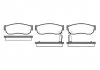 Колодка гальм. диск. NISSAN SUNNY N13 06.86-90, SUBARU JUSTY 06.86 - передн. (вир-во) REMSA 014902 (фото 3)