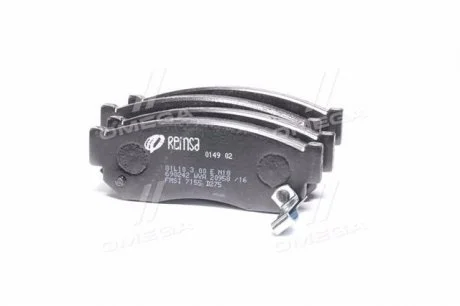 Колодка гальм. диск. NISSAN SUNNY N13 06.86-90, SUBARU JUSTY 06.86 - передн. (вир-во) REMSA 014902