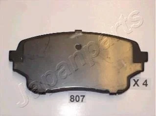 Гальмівні колодки, дискове гальмо (набір) JAPANPARTS PA807AF (фото 1)