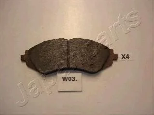 Гальмівні колодки, дискове гальмо (набір) JAPANPARTS PAW03AF