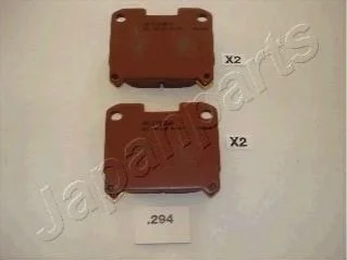 Гальмівні колодки, дискове гальмо (набір) JAPANPARTS PP294AF