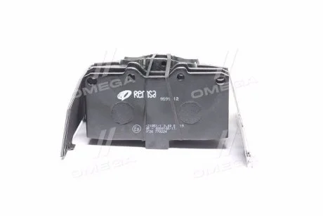 Колодка торм. диск. SUBARU FORESTER передн. (пр-во) REMSA 059912