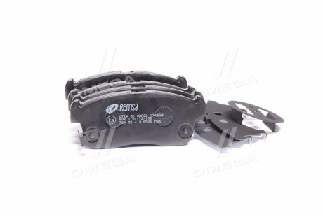 Колодка торм. диск. DAIHATSU CHARADE 1.0 03-,CUORE VII 03-,TREVIS 06- передн. REMSA 072402