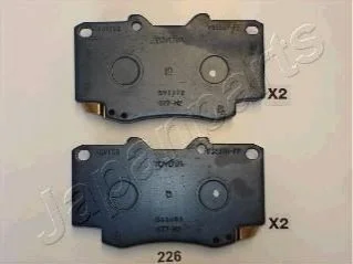 Гальмівні колодки, дискове гальмо (набір) JAPANPARTS PA226AF