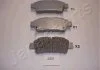 Гальмівні колодки, дискове гальмо (набір) JAPANPARTS PP258AF (фото 1)