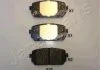 Гальмівні колодки, дискове гальмо (набір) JAPANPARTS PPK10AF (фото 1)