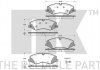 Гальмівні колодки, дискове гальмо (набір) NK 224032 (фото 1)