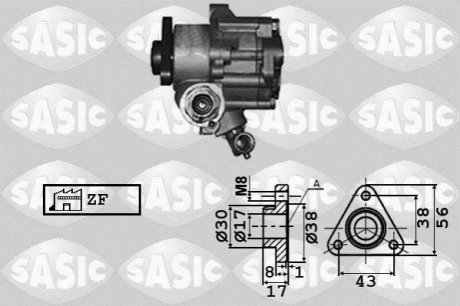 Гидравлический насос, рулевое управление SASIC 7076002