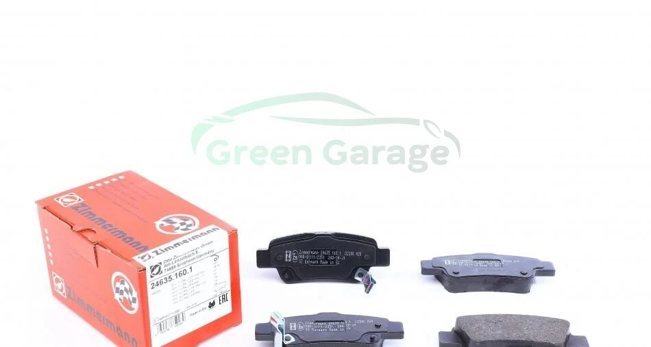 Гальмівні колодки зад Honda CR-V с 2007г ZIMMERMANN 246351601 (фото 1)