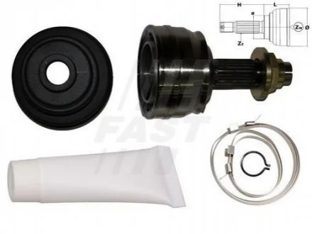 Шркш Fiat Punto 93> Зовн 55/60/75 FAST FT25004K