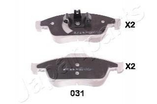 Колодки гальмівні RENAULT P. MEGANE 08- JAPANPARTS PA031AF