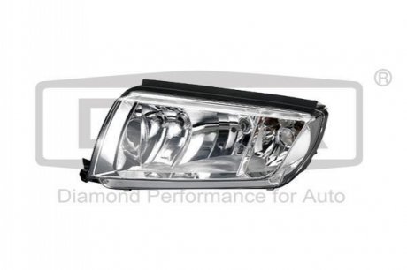 Headlight with motor, silver frame, left DPA 89410199902