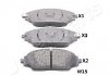 Колодки гальмівні CHEVROLET P. AVEO 11- JAPANPARTS PAW15AF (фото 1)