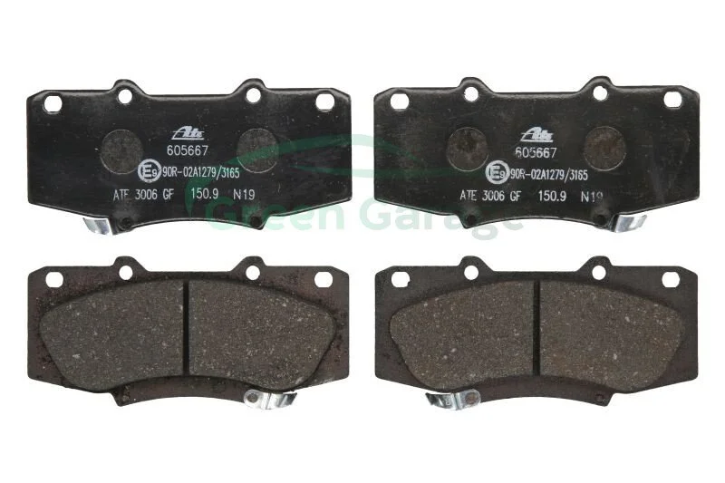 Колодки гальмівніPRZOD TOYOTA HILUX 05- ATE 13046056672 (фото 1)