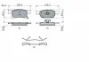 KLOCKI HAM. OPEL P. ASTRA K 1,0-1,6 15- BOSCH 0986424332 (фото 5)