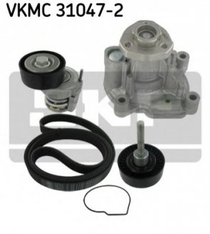 Водяна помпа+ к-кт ременя SKF VKMC310472