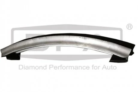 Reinforcement for bumper, rear/Aluminum DPA 88071809502
