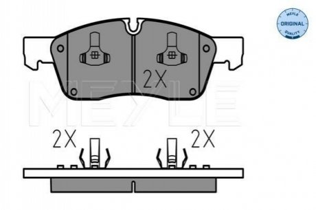 Колодки гальмівні DB P. W166/X166 11- MEYLE 0252519021