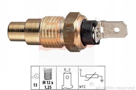 Датчик температури системи охолодження EPS 1830078