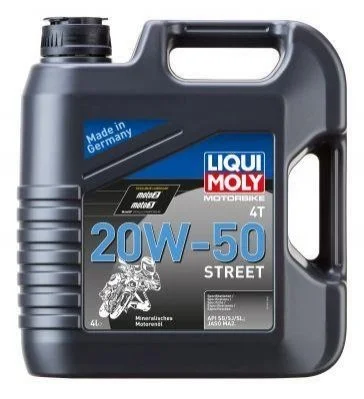 Олива моторна Motorbike 4T 20W-50 Street, 4л. LIQUI MOLY 1696 (фото 1)