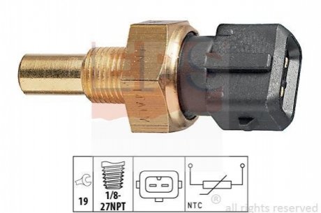 Датчик температури системи охолодження EPS 1830283