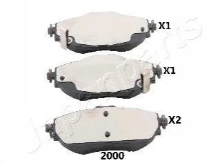 Колодки гальмівні TOYOTA P. AURIS 12- JAPANPARTS PA2000AF
